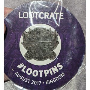 August 2017 Kingdom Crest Loot Crate Loot Pin